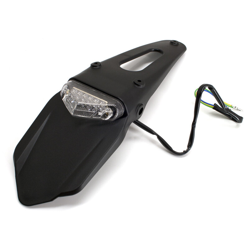 REAR FENDER DEFLECTOR WITH BRAKE LIGHT.