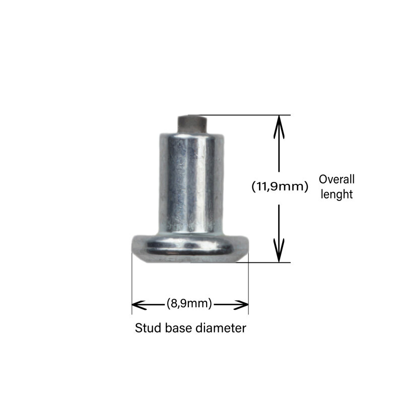 TIRE STUDS 13/12 MM LENGTH