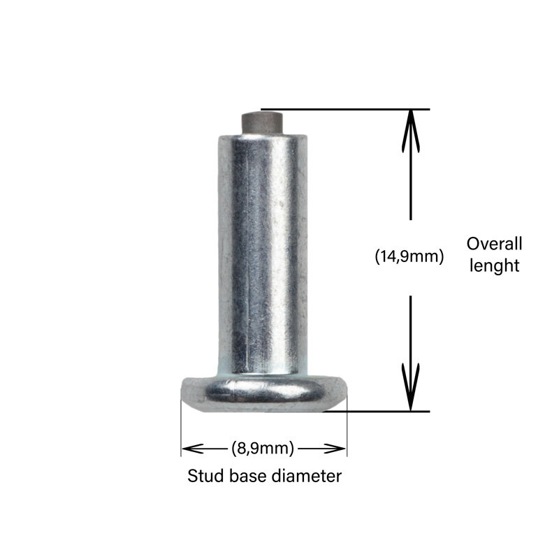 TIRE STUDS 16/15 MM LENGTH