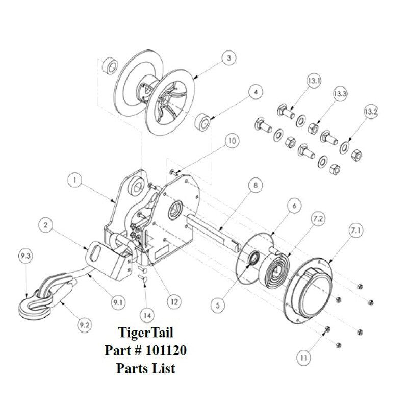 KFI TIGER TAIL TOW SYSTEM