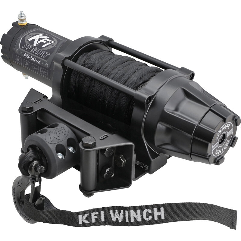 ASSAULT 5000LB KFI WINCH WIDE (50' SYNTHETIC CABLE