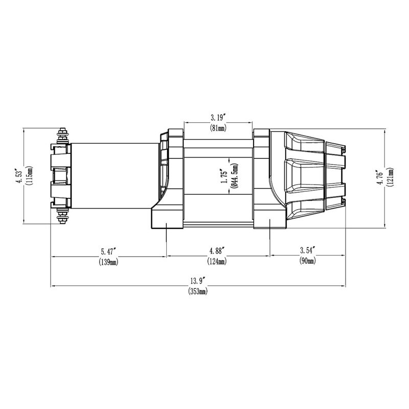 ASSAULT 5000LB KFI WINCH SYNT ROCKER SWITCH