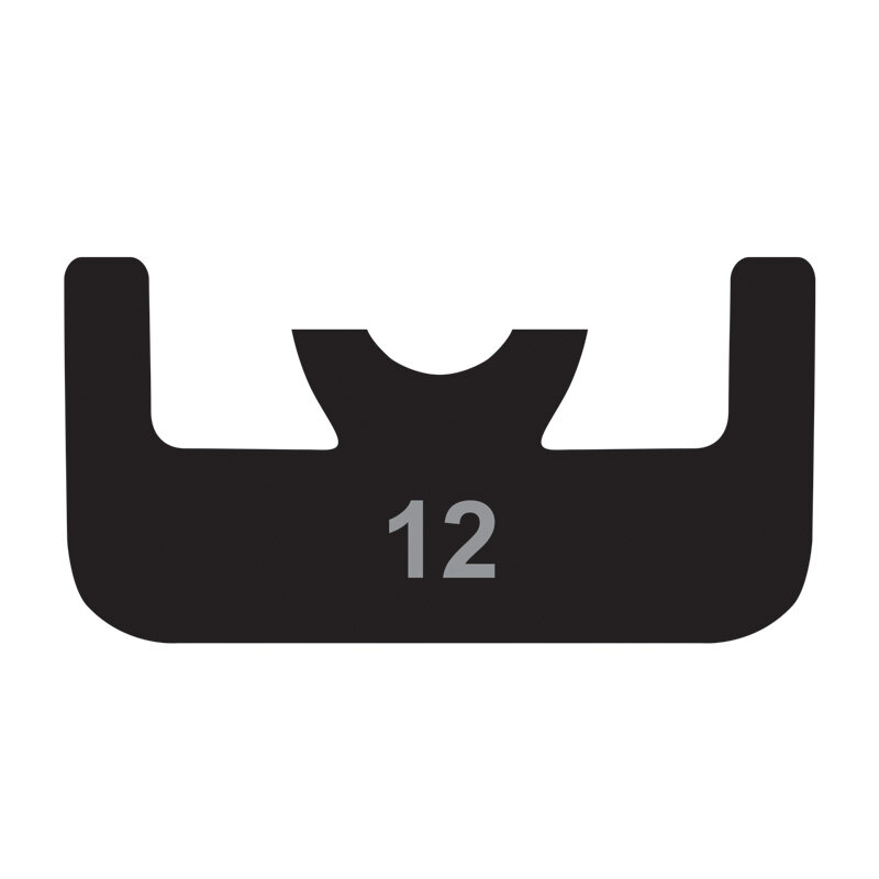 SLIDER PROFILE 12 YAMAHA 55.00 IN BLK