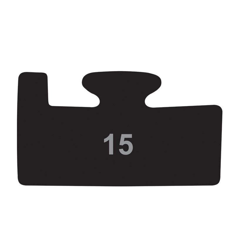 SLIDER PROFILE 15 POLARIS 57.00 IN BLK