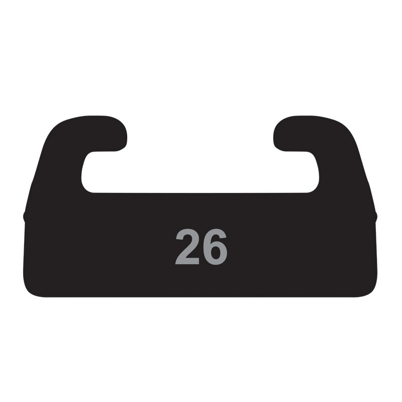 SLIDER PROFILE 26 SKI DOO 71.00 IN BLK