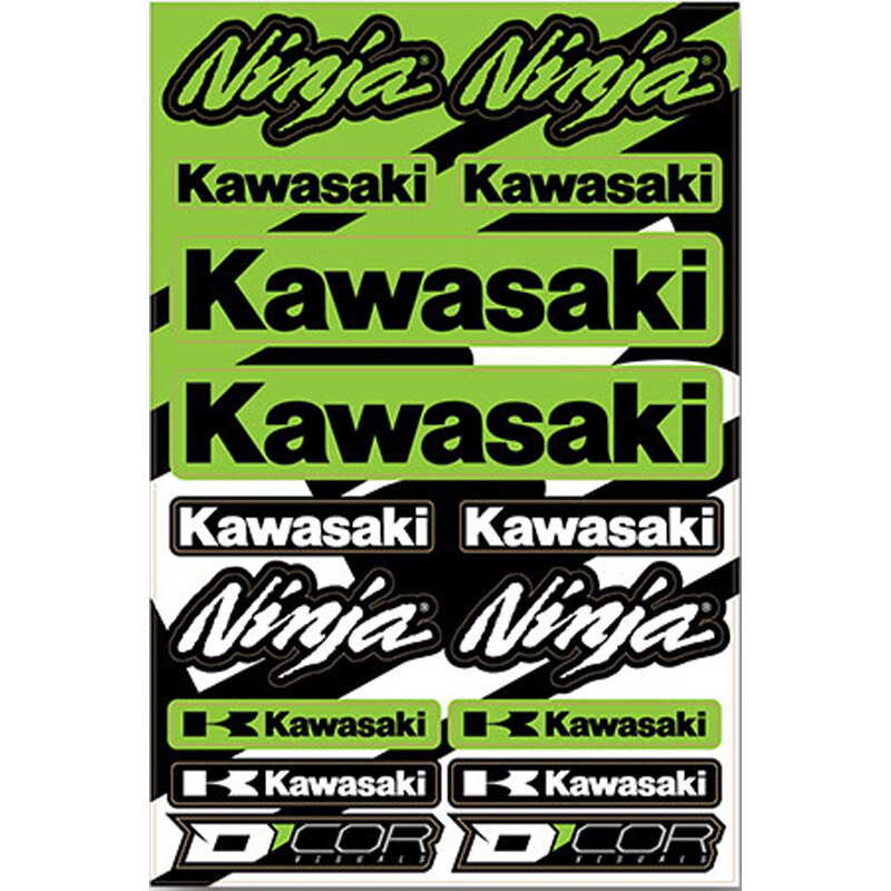 DECAL SHEET 12MM KAWASAKI STREET