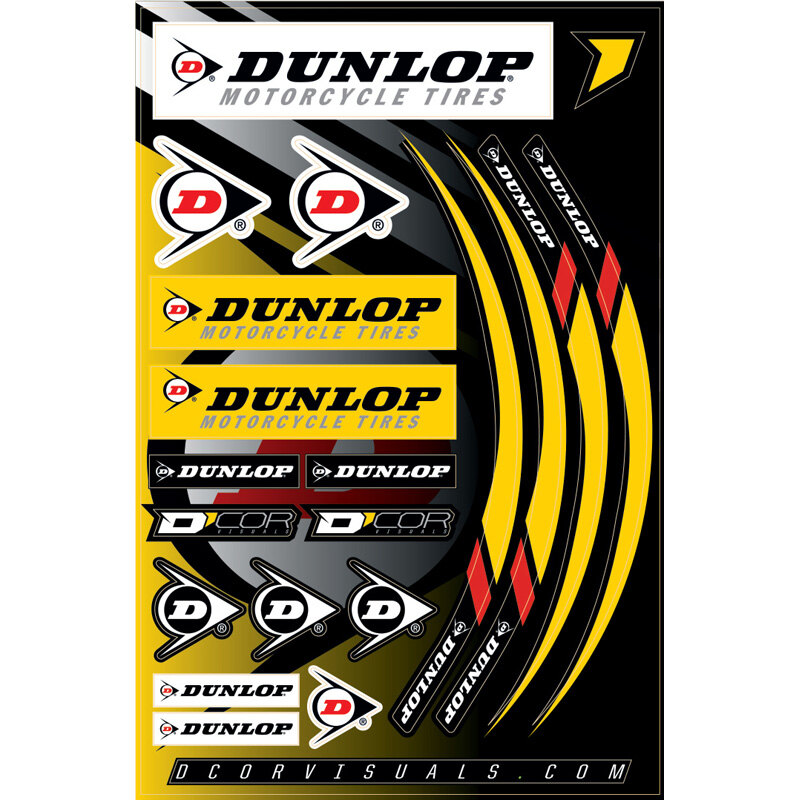 DECAL SHEET 12MIL DUNLOP