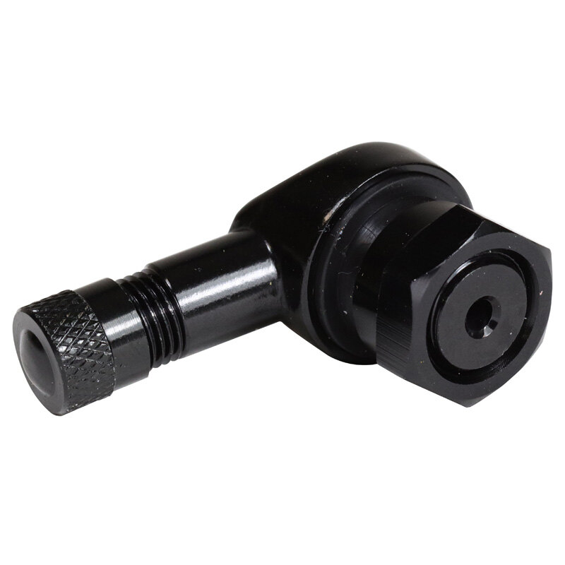 VALVE ALU. 90D BLACK