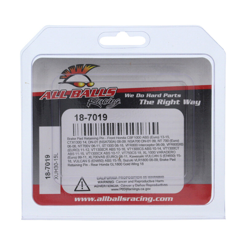 BRAKE PAD RETAINING PIN FR HONDA VFR800 06 09