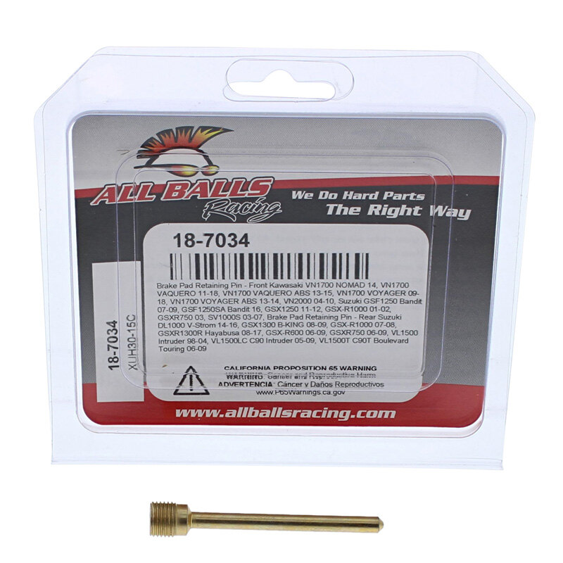 BRAKE PAD RETAINING PIN FR KAW/SUZ VN1700/SV1000