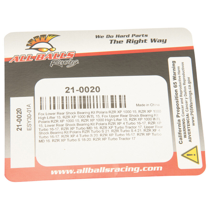 SHOCK REBUILD KIT FOX RZR XP TURBO S 18 20