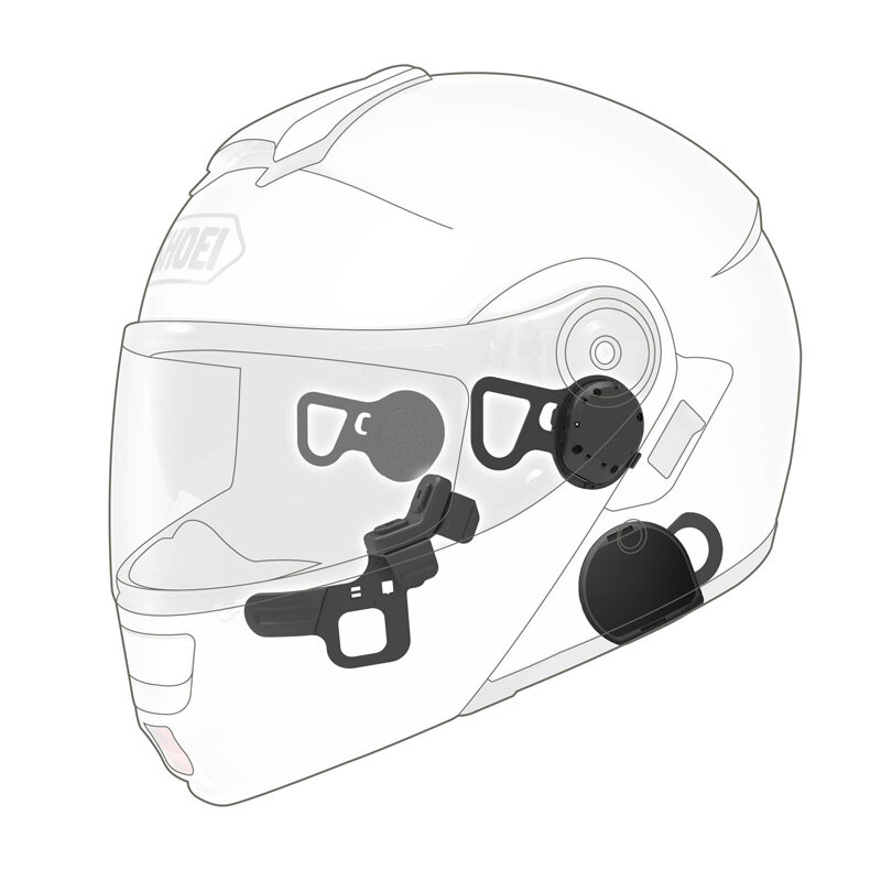 SENA 10U HEADSET W/RC4 FOR SHOEI NEOTEC