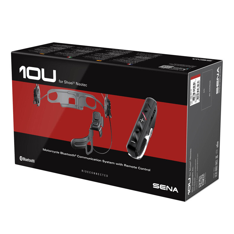 SENA 10U HEADSET W/RC4 FOR SHOEI NEOTEC