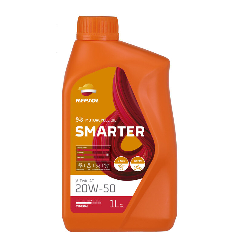 REPSOL V TWIN 4T 20W50 1L (12/CASE)