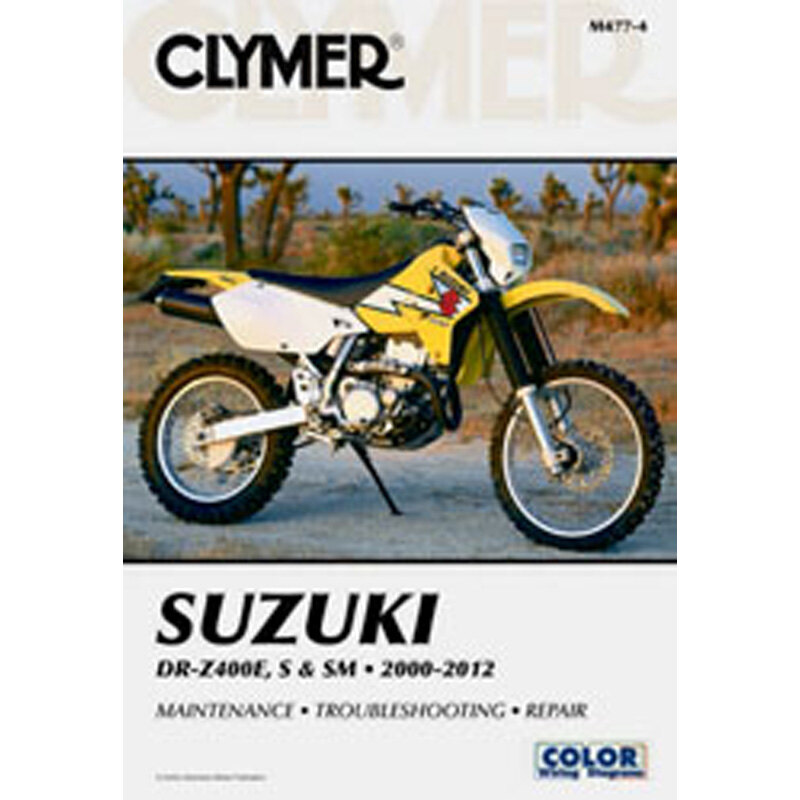 CLYMER SUZUKI DR Z400E S AMP; SM MANUAL 2000 201