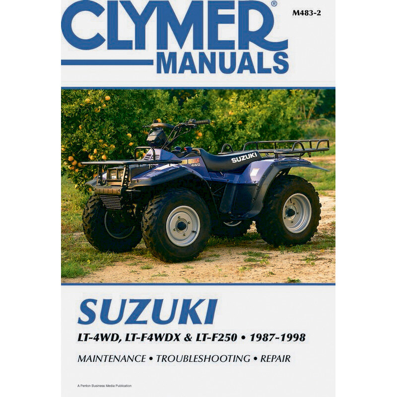 CLYMER SUZUKI LT 4WD LT WDX AMP; LT F250 1987 19