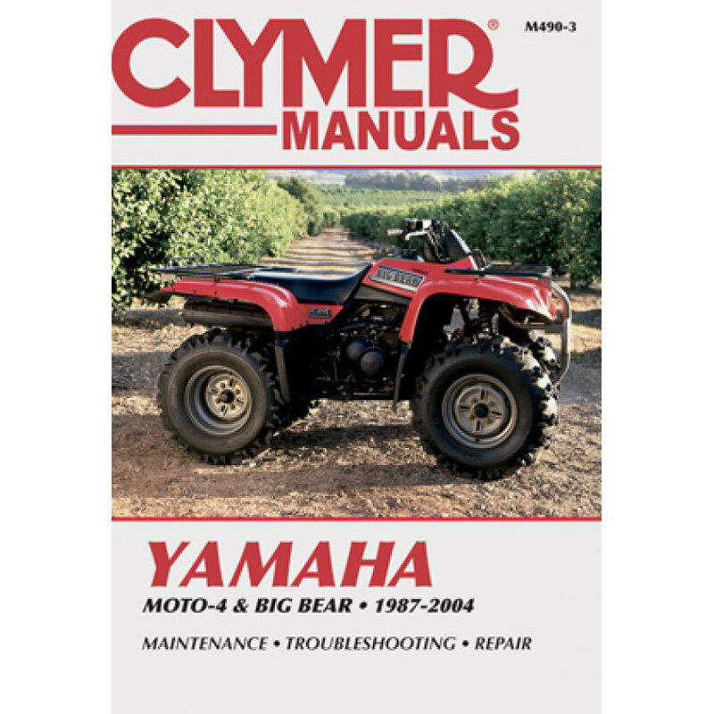 CLYMER YAMAHA MOTO 4 AMP; BIG BEAR 1987 2004