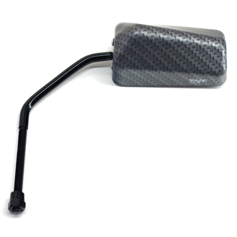 MIRROR L/R F11 8MM MAT CARBON EACH W/YA ADAP.