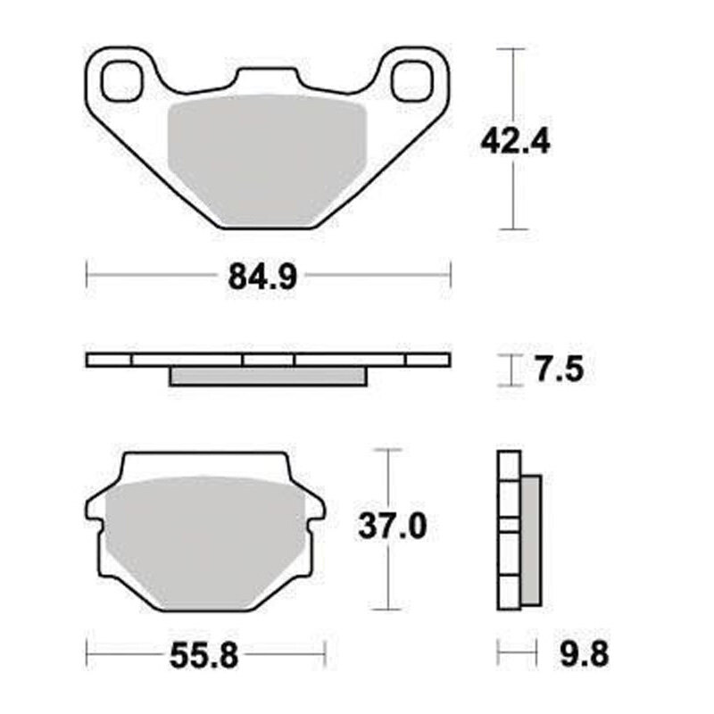 BRAKE PAD FDB314EF