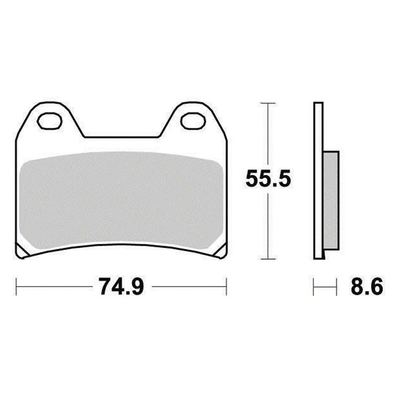 BRAKE PAD FDB2042EF