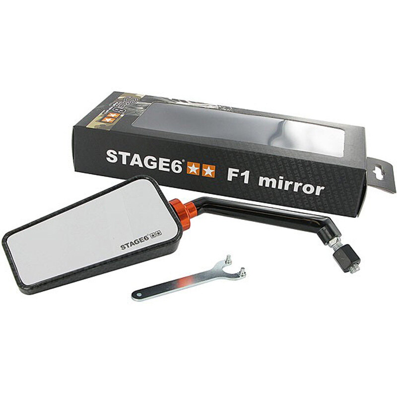 F1 MIRROR LEFT CARBON 8MM