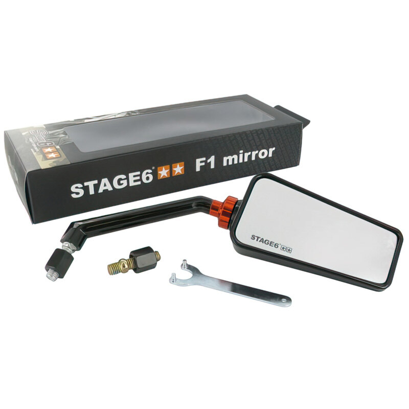 MIRROR F1 RIGHT M8 BLACK
