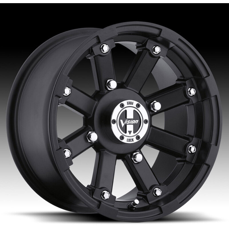 UTV WHEEL LOCK OUT 12X7 (4+3) 4/110 MATTE BLACK