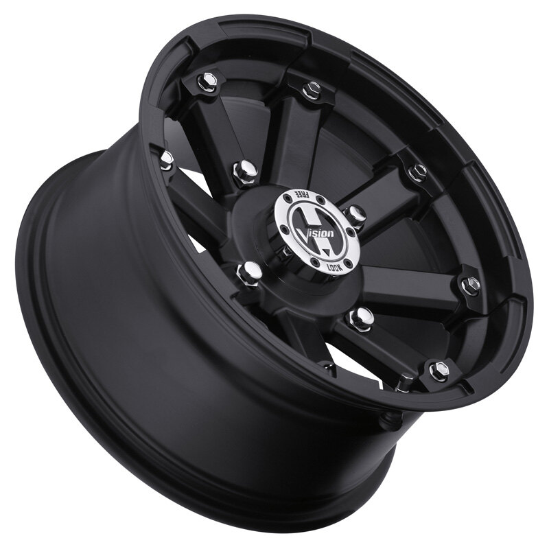 UTV WHEEL LOCK OUT 12X7 (4+3) 4/110 MATTE BLACK