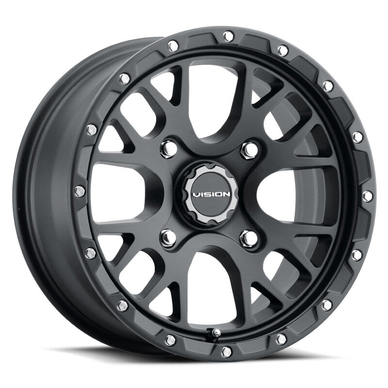 UTV WHEEL ROCKER 14X7 4/110 (4.4+2.6) SATIN BLACK