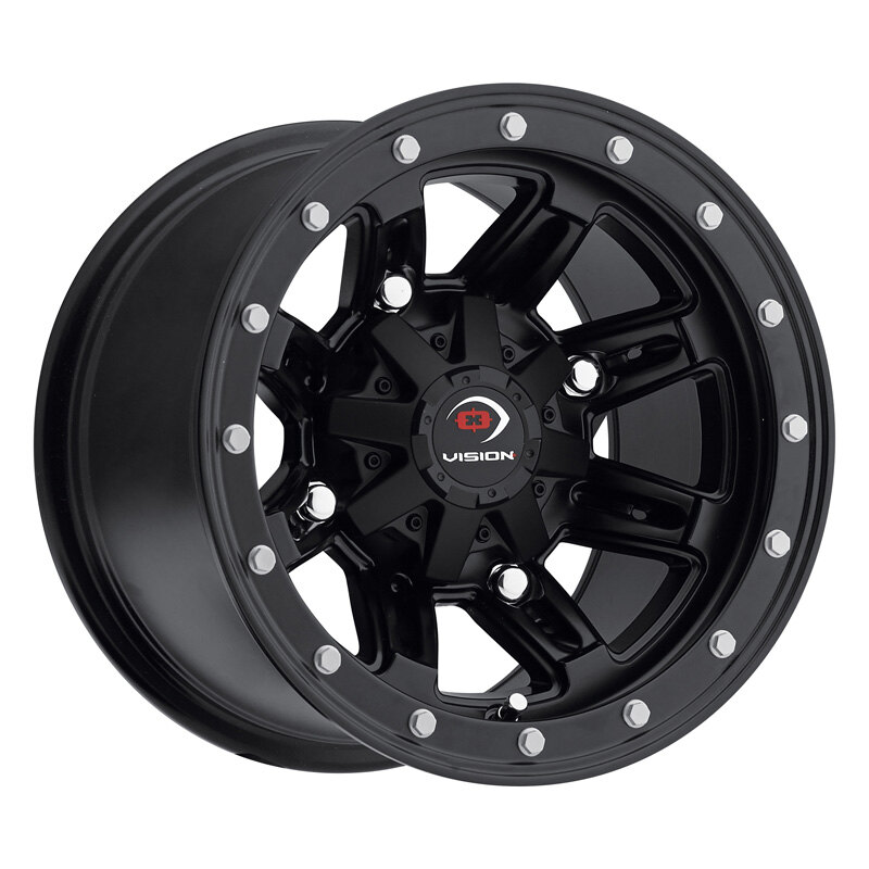 UTV WHEEL FIVE FIFTY 12X7 (4+3) 4/110 MATTE BLACK