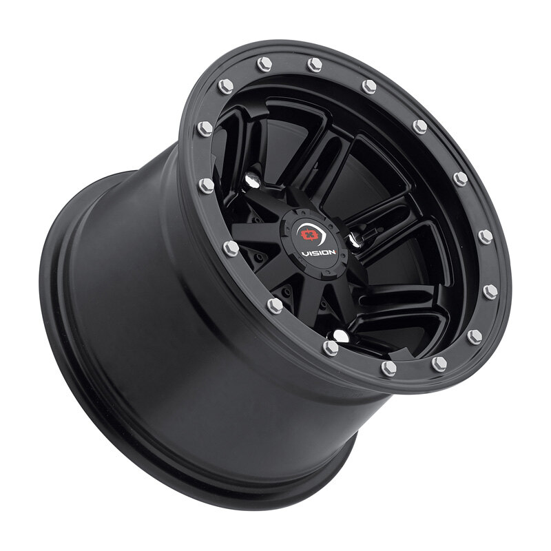 UTV WHEEL FIVE FIFTY 12X7 (4+3) 4/110 MATTE BLACK