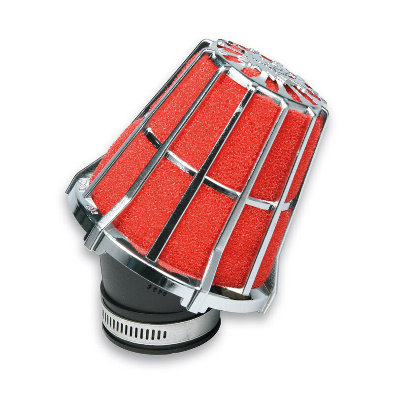 AIR F. 5E CHROME/RED STRAIGHT 38MM.