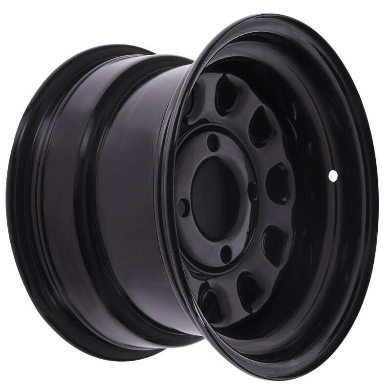 BLACK STEEL WHEEL 12X7 4/110 2+5