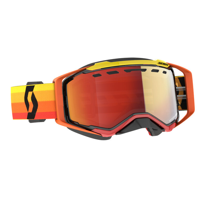 GOGGLE PROSPECT SNOW ORANGE/YELLOW ENHAN RED CHROM