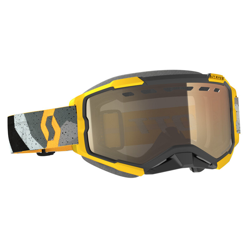 GOGGLE FURY SNOW CAMO GREY/YELLOW LS BRONZE CHROME