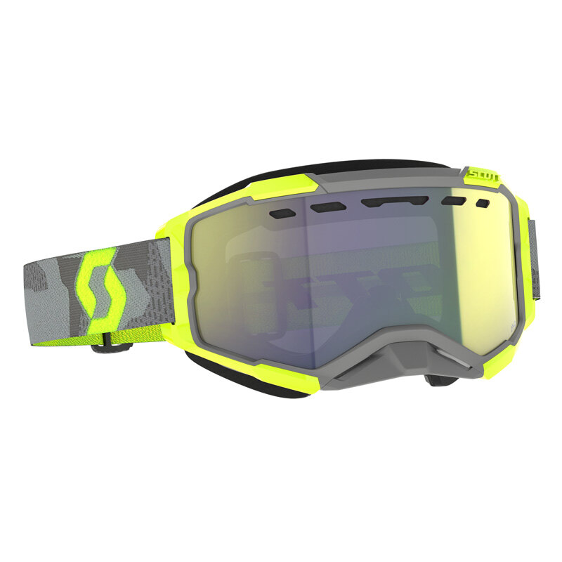 GOG FURY SNOW LIGHT GREY/NEON YELLOW YELLOW CHRO