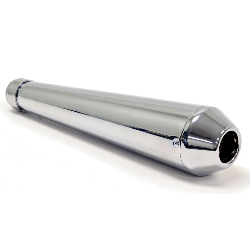 REVERSE CONE MUFFLER CHROME