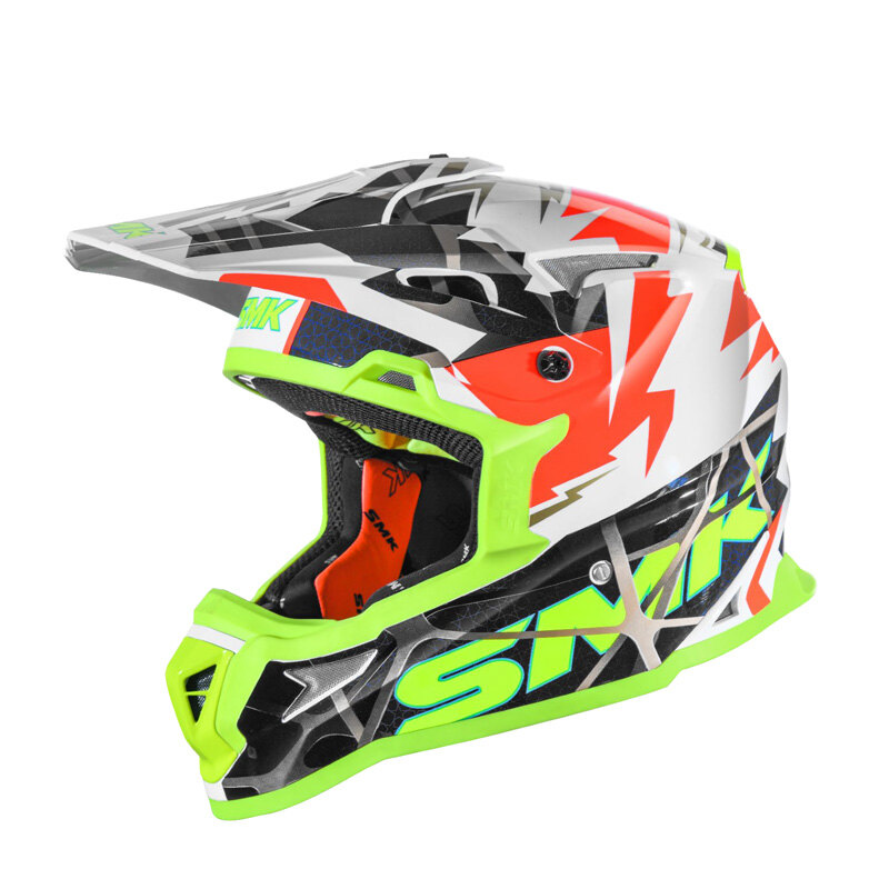 (L) ALLTERRA FULMINE GLO WHT/ORANGE/YEL DOT ECE LG