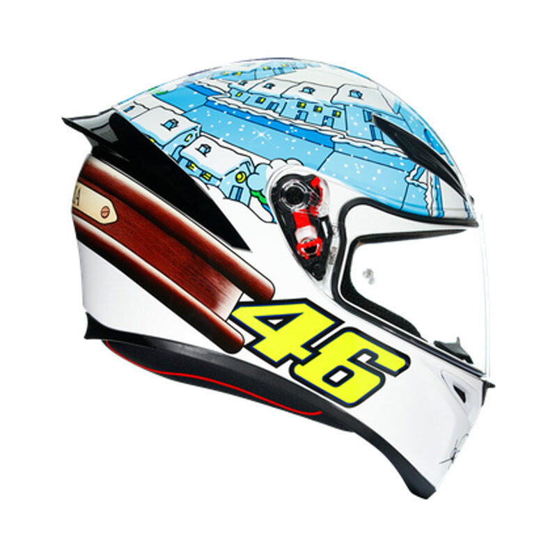 HELM AGV K 1 ROSSI WINTER TEST 2017 L