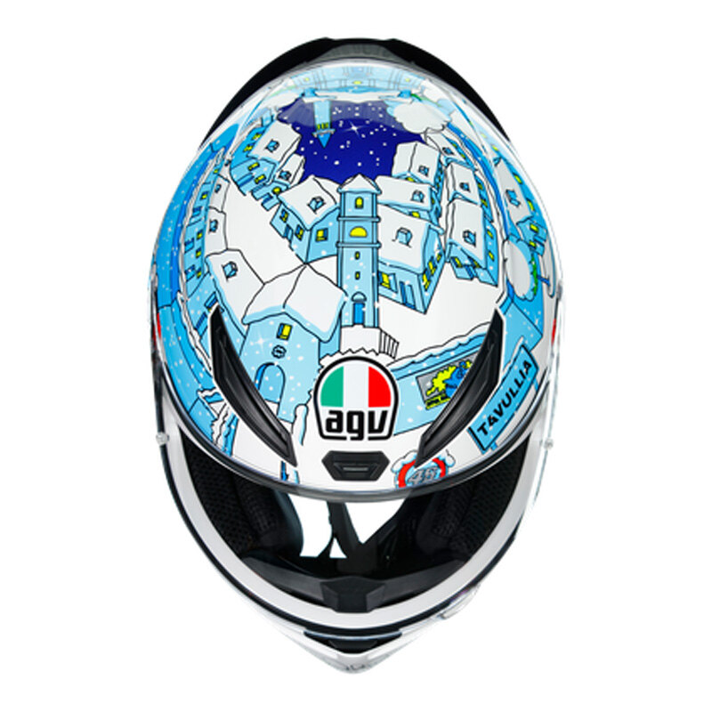 HELM AGV K 1 ROSSI WINTER TEST 2017 L