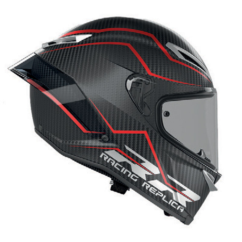 PISTA GP RR HELMET PERFORMANTE CARBON/RED (L)