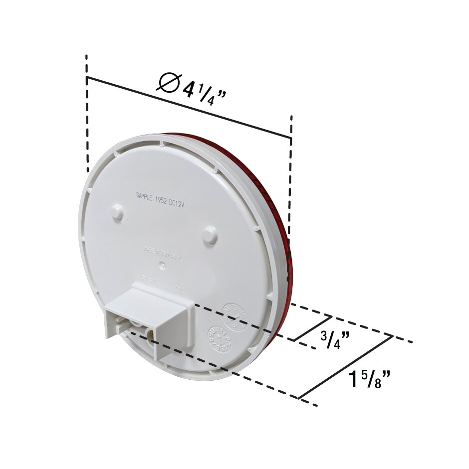 4" LED Tail Light 10 Diodes